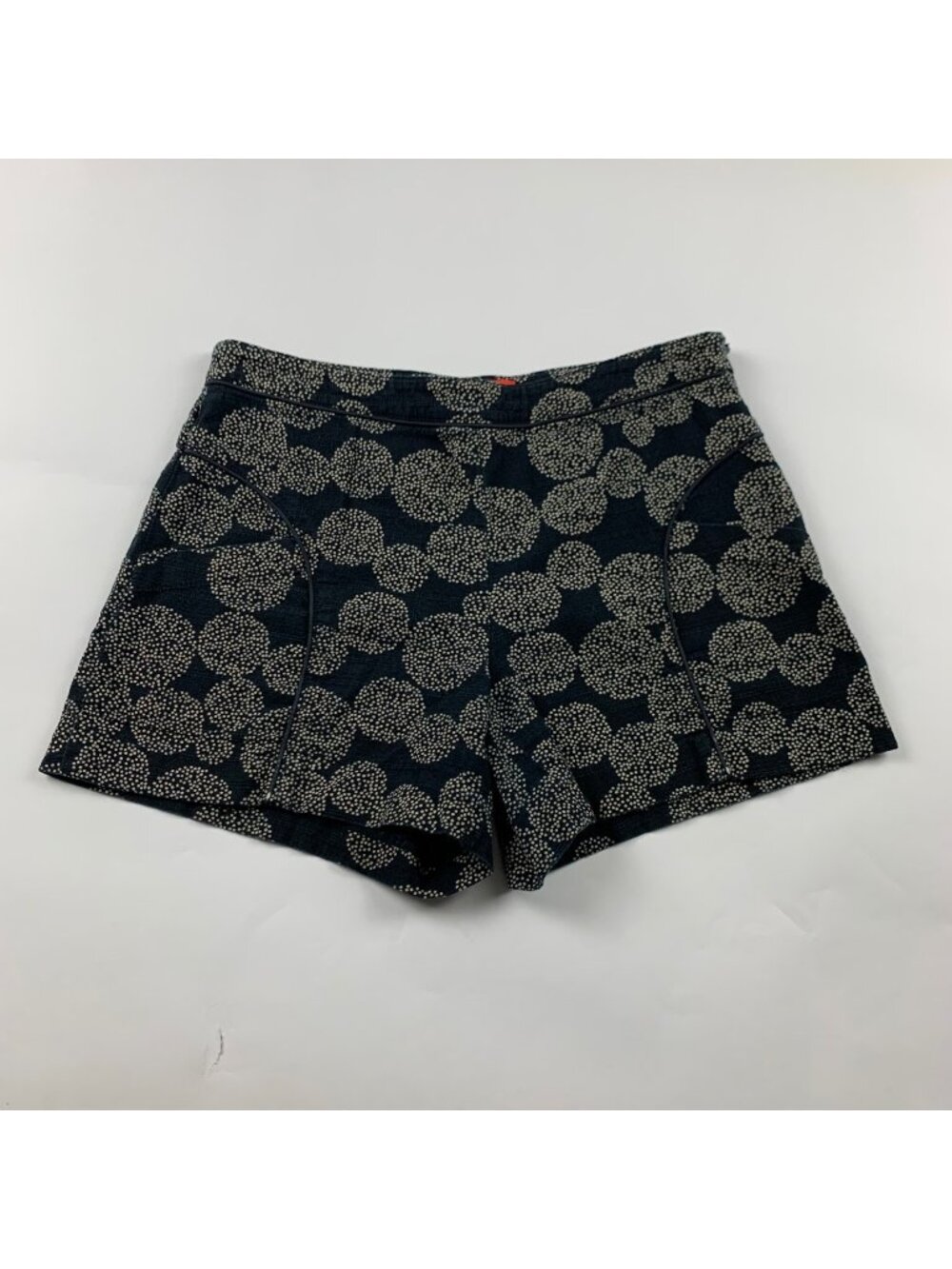 Cartonnier Black Dot Printed Canvas Side Zip Shorts 4